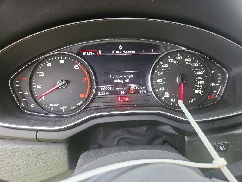 2019 Audi A4 VIN WAUGMAF47KA113795 COPART salvage auction — FRONT END, Tx - Salvage Vehicle Title, sold $1,900 on 2026-07-22 (photo 9)