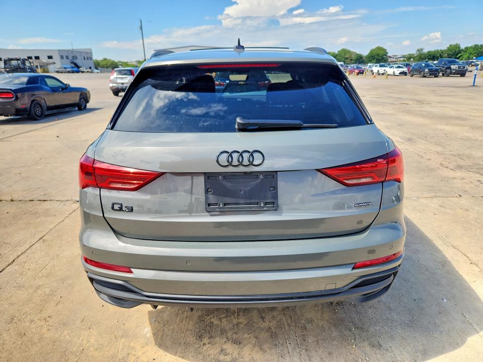 2024 Audi Q3 VIN WA1DECF33R1046302 COPART salvage auction — FRONT END, Tx - Salvage Vehicle Title, sold $8,200 on 2026-07-09 (photo 6)