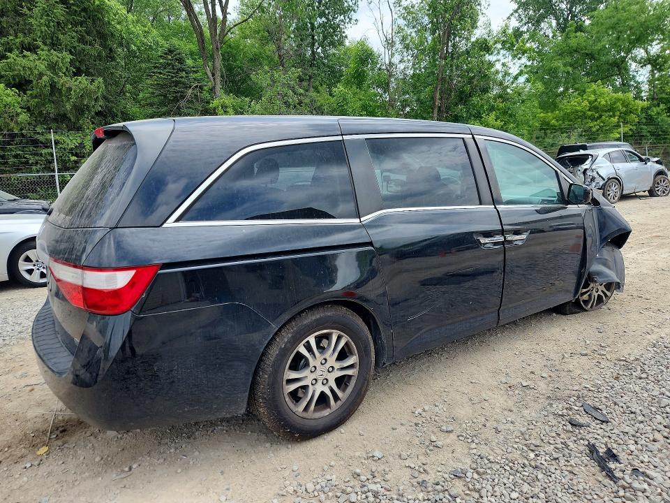 2013 Honda Odyssey VIN 5FNRL5H46DB090975 COPART salvage auction — FRONT END, Oh - Cert Of Title-Salvage, sold $90 on 2026-07-29 (photo 3)