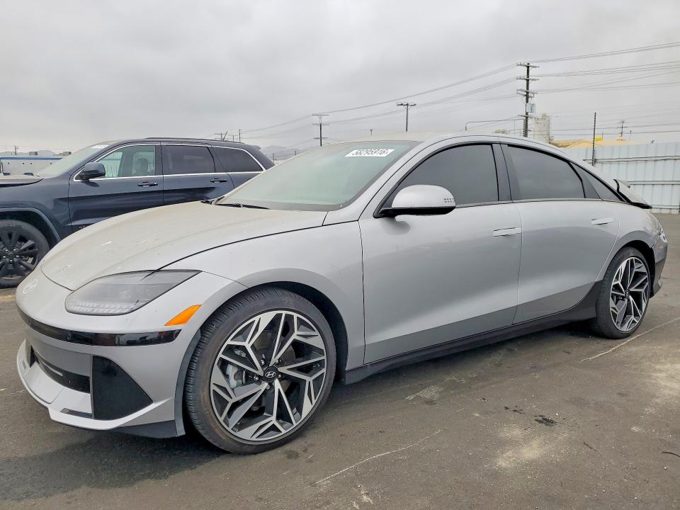 2025 Hyundai Ioniq 6 VIN KMHM34AA2SA085942 COPART salvage auction — REAR END, Ca - Salvage Certificate, sold $8,200 on 2026-08-19 (photo 1)