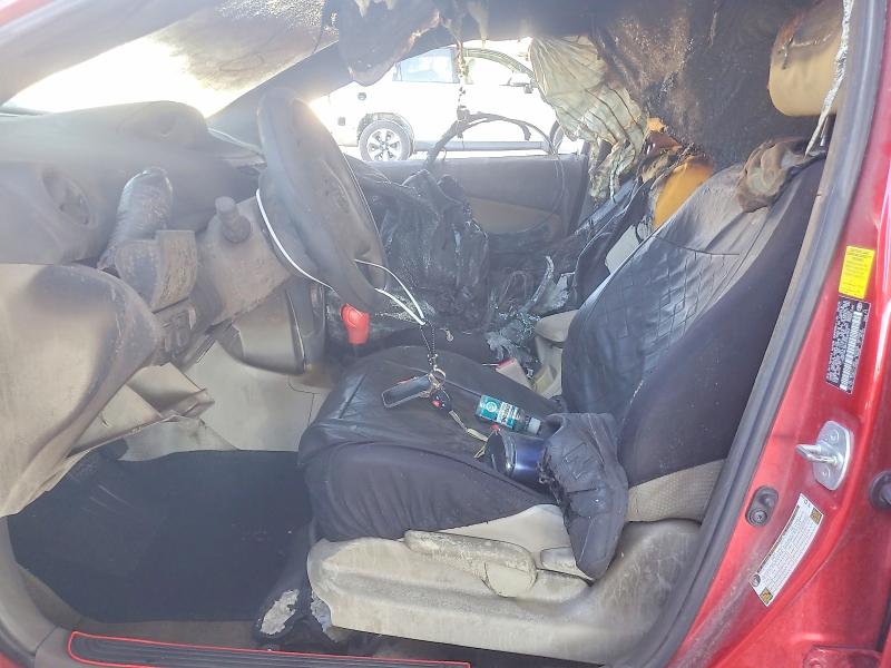 2010 Toyota Yaris VIN JTDBT4K38A4068264 COPART salvage auction — BURN, CA - NON-REPAIRABLE VEHICLE CERT, sold $100 on 2026-07-09 (photo 7)
