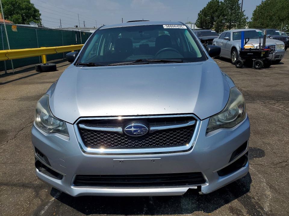2016 Subaru Impreza VIN JF1GJAA61GH009148 COPART salvage auction — MINOR DENT/SCRATCHES, Co - Certificate Of Title, sold $2,200 on 2026-07-16 (photo 5)