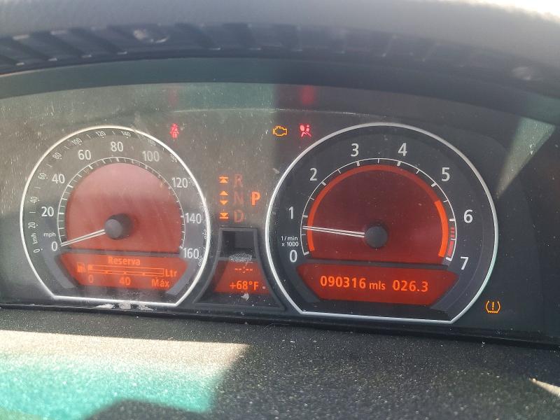 2007 BMW 7 series VIN WBAHN83557DT75151 COPART salvage auction — SIDE, Ma - Cert Of Title-Reconstrctd Coll, sold $775 on 2026-07-06 (photo 9)