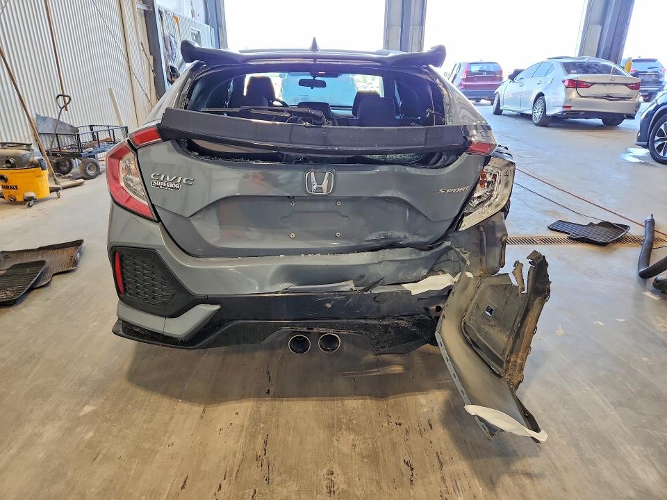 2019 Honda Civic VIN SHHFK7H40KU216129 COPART salvage auction — REAR END, Ne - Cert Of Title-Salvage, sold $3,300 on 2026-07-28 (photo 6)