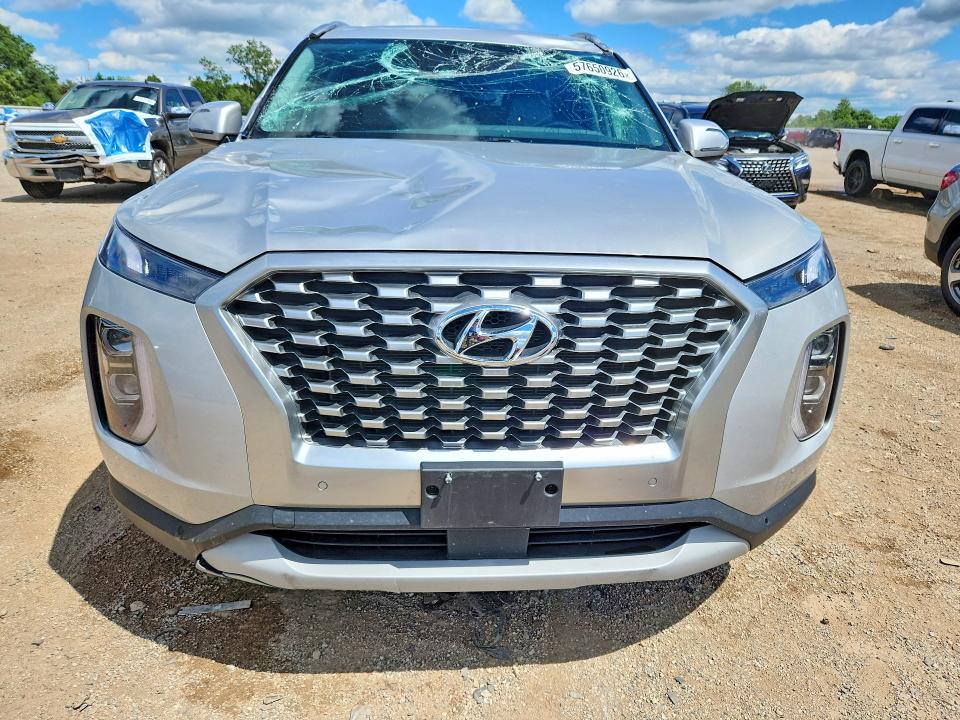 2021 Hyundai Palisade VIN KM8R3DHE1MU302204 COPART salvage auction — FRONT END, Il - Salvage Certificate, sold $250 on 2026-07-21 (photo 5)