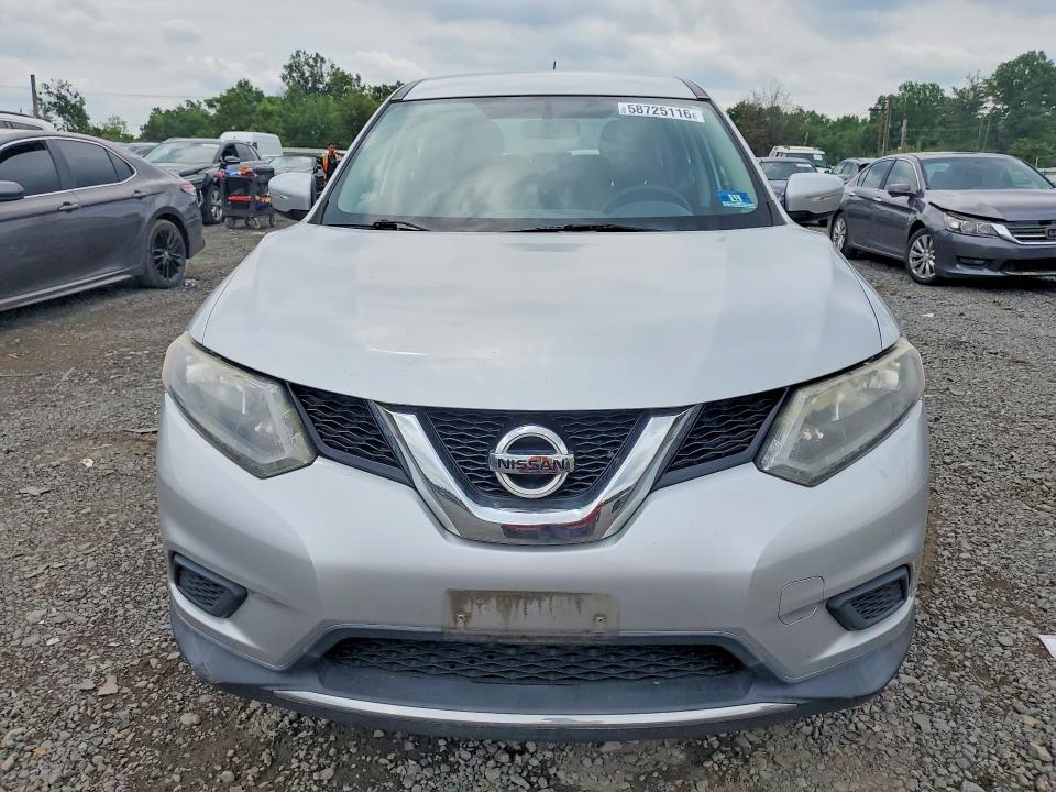 2015 Nissan Rogue VIN KNMAT2MV2FP504045 COPART salvage auction — REAR END, Nj - Cert Of Title-Salvage, sold $1,600 on 2026-07-31 (photo 5)
