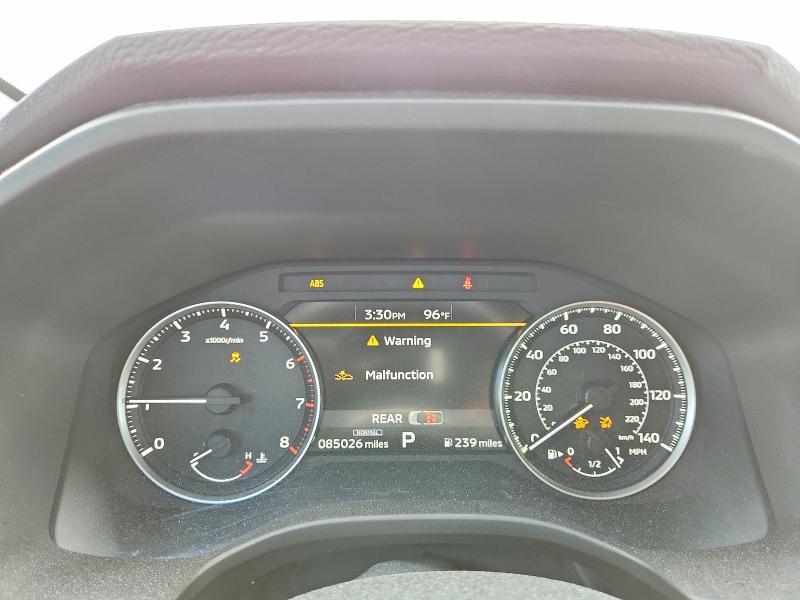 2022 Mitsubishi Outlander VIN JA4J3UA81NZ075570 COPART salvage auction — FRONT END, TX - SALVAGE VEHICLE TITLE (P), sold $6,200 on 2026-07-23 (photo 9)