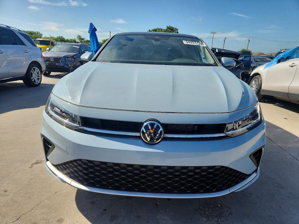 2025 Volkswagen Jetta VIN 3VW7X7BU9SM109041 COPART salvage auction — REAR END, Tx - Salvage Vehicle Title, sold $10,500 on 2026-07-20 (photo 5)