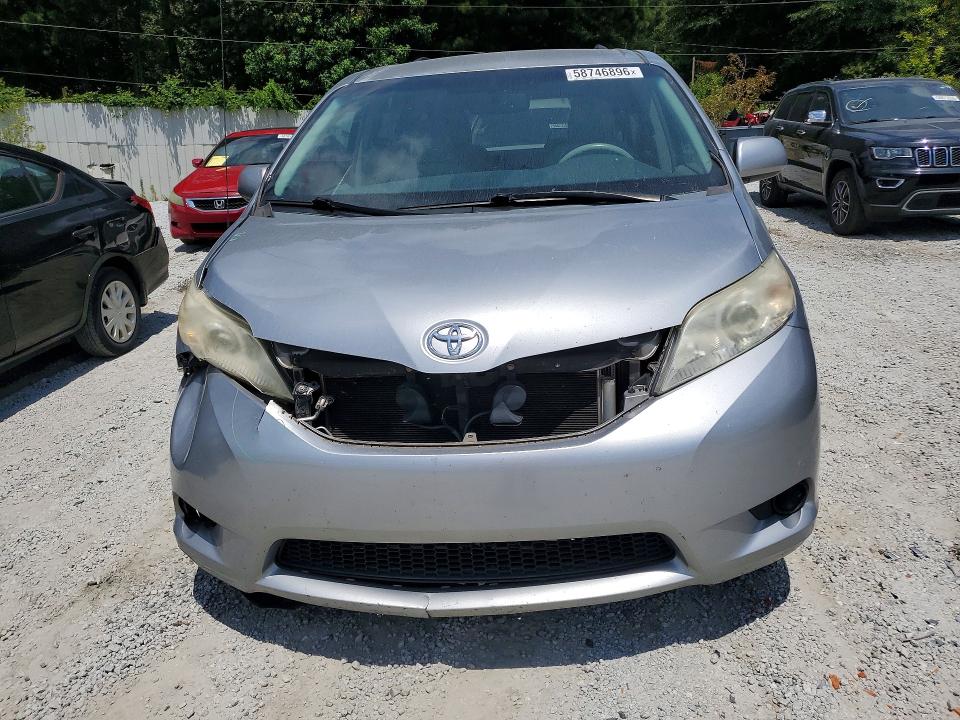 2012 Toyota Sienna VIN 5TDKK3DC9CS275280 COPART salvage auction — FRONT END, Ga - Cert Of Title-Salvage, sold $1,250 on 2026-07-20 (photo 5)