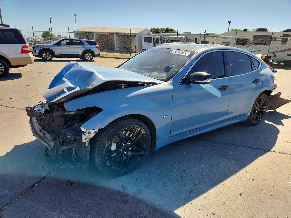 2015 Infiniti VIN JN1BY1AP1FM541565 COPART salvage auction — FRONT END, Ca - Salvage Certificate, sold $400 on 2026-08-17 (photo 1)