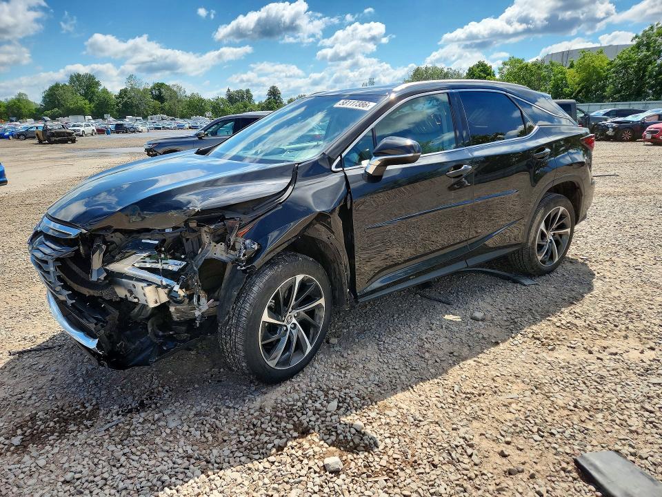 2019 Lexus Rx VIN 2T2BZMCA5KC168425 COPART salvage auction — FRONT END, Ny - Mv-907A Salvage Certificate, sold $10,000 on 2026-07-29 (photo 1)
