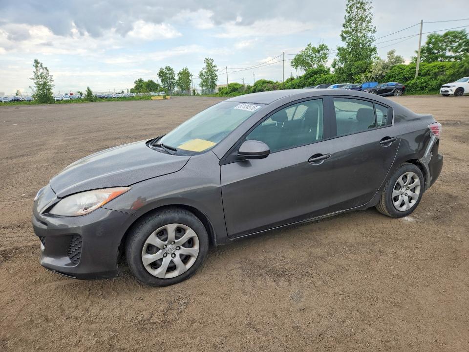 2012 Mazda 3 VIN JM1BL1UF2C1666747 COPART salvage auction — REAR END, Qc - Gravement Accidente, sold $775 on 2026-07-21 (photo 1)