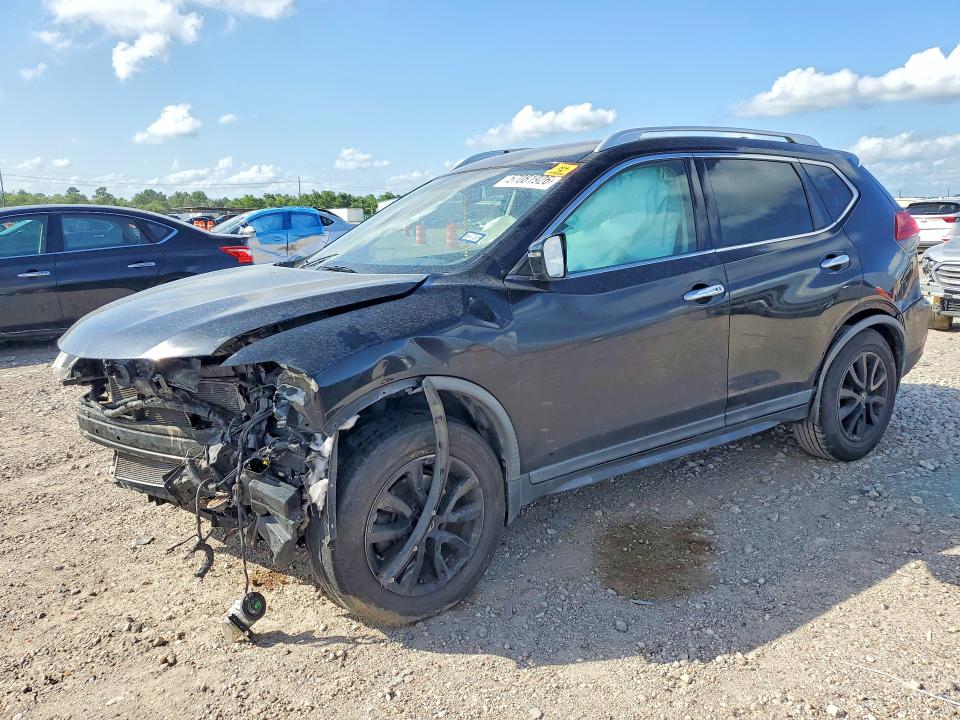 2017 Nissan VIN KNMAT2MT9HP601079 COPART salvage auction — FRONT END, Tx - Salvage Vehicle Title, sold $1,000 on 2026-07-09 (photo 1)