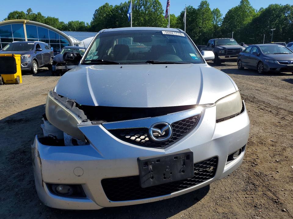 2007 Mazda 3 VIN JM1BK32FX71755120 COPART salvage auction — FRONT END, CT - CERT OF TITLE-PARTS ONLY SALVA, sold $475 on 2026-07-16 (photo 5)