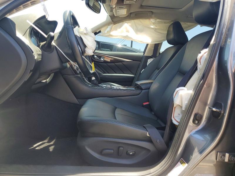 2018 Infiniti Q50 VIN JN1CV7AP8JM240753 COPART salvage auction — FRONT END, Ca - Salvage Certificate, sold $725 on 2026-07-13 (photo 7)
