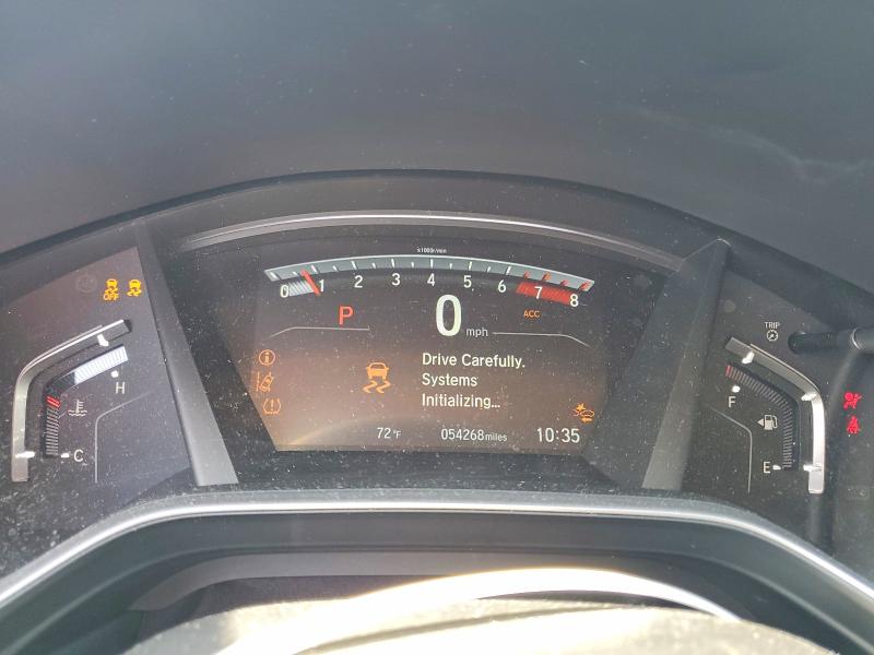2021 Honda Cr-v VIN 2HKRW1H56MH416266 COPART salvage auction — FRONT END, Ca - Salvage Certificate, sold $10,000 on 2026-07-31 (photo 9)