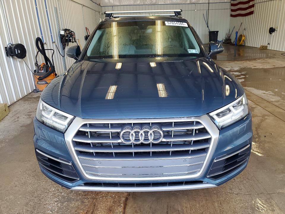 2018 Audi Q5 VIN WA1BNAFY3J2043616 COPART salvage auction — REAR END, Pa - Certificate Of Salvage, sold $425 on 2026-07-29 (photo 5)