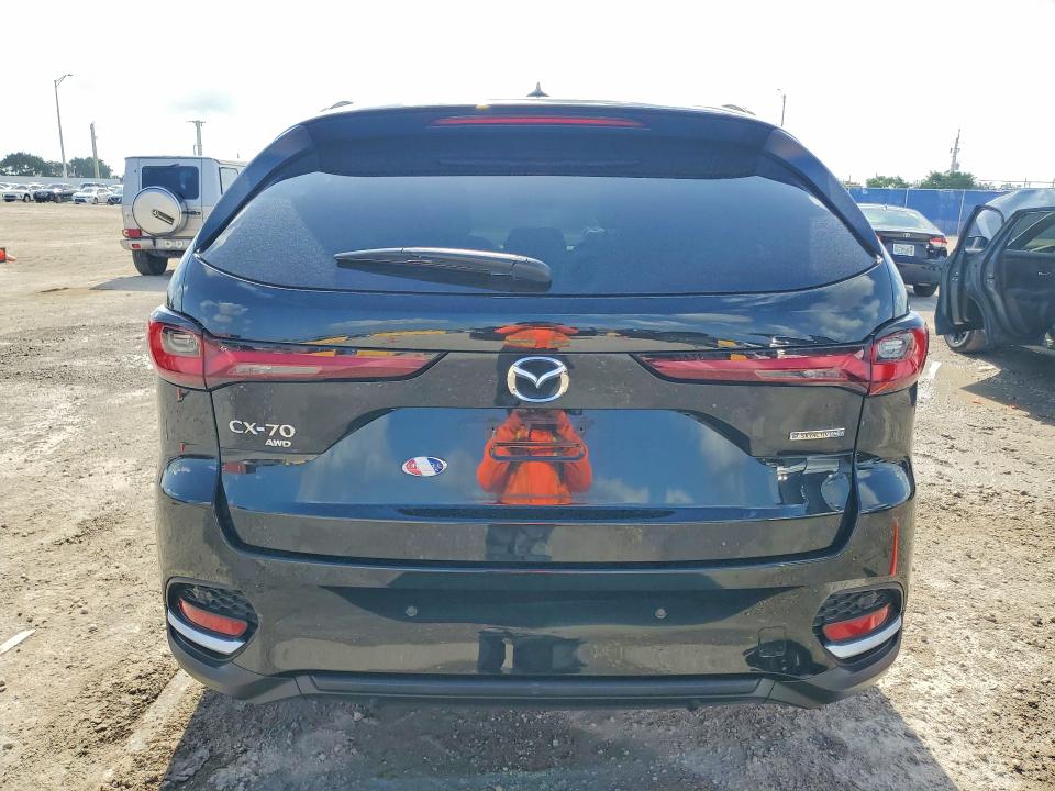 2025 Mazda Cx-70 VIN JM3KJEHA8S1128393 COPART salvage auction — FRONT END, Fl - Cert Of Title Slvg Rebuildable, sold $15,300 on 2026-08-26 (photo 6)