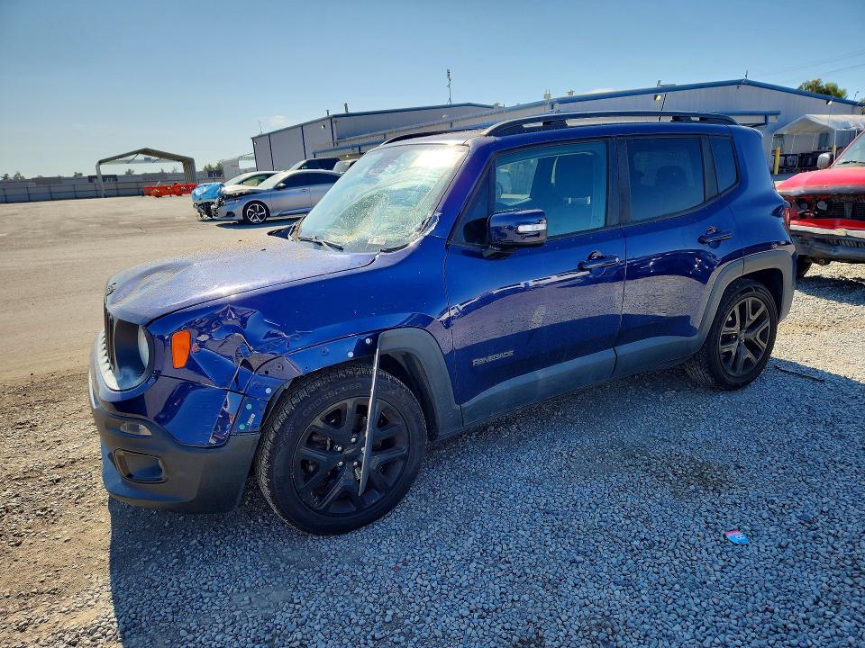 2018 Jeep Renegade VIN ZACCJABB5JPH06178 COPART salvage auction — FRONT END, Ca - Salvage Certificate, sold $1,750 on 2026-07-28 (photo 1)