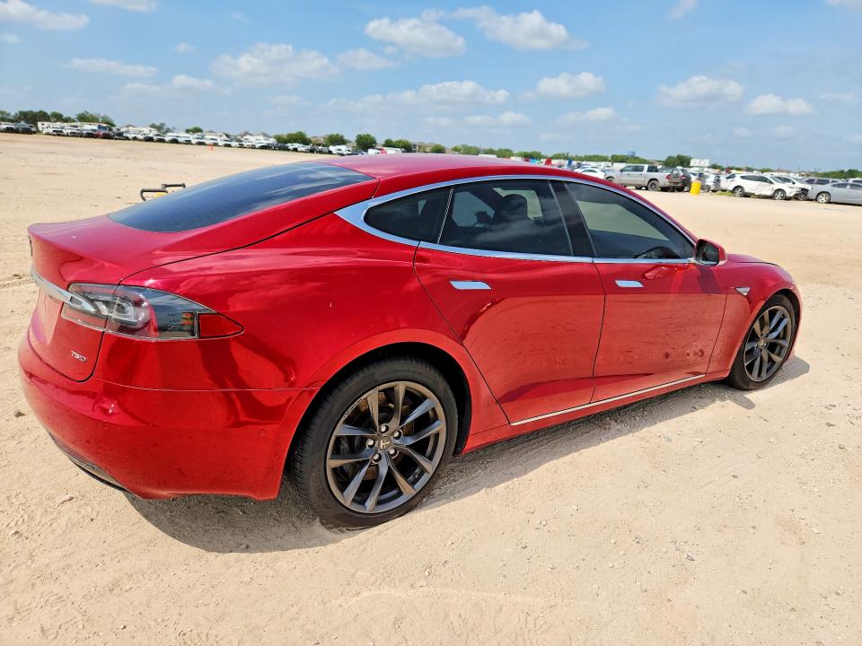 2016 Tesla VIN 5YJSA1E25GF155208 COPART salvage auction — FRONT END, Tx - Salvage Vehicle Title, sold $5,200 on 2026-07-02 (photo 3)