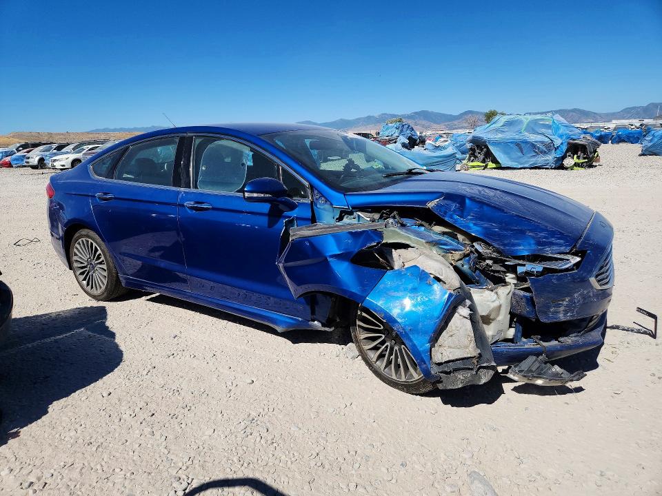 2017 Ford Fusion VIN 3FA6P0K93HR131717 COPART salvage auction — FRONT END, Ut - Salvage Certificate, sold $1,050 on 2026-07-24 (photo 4)