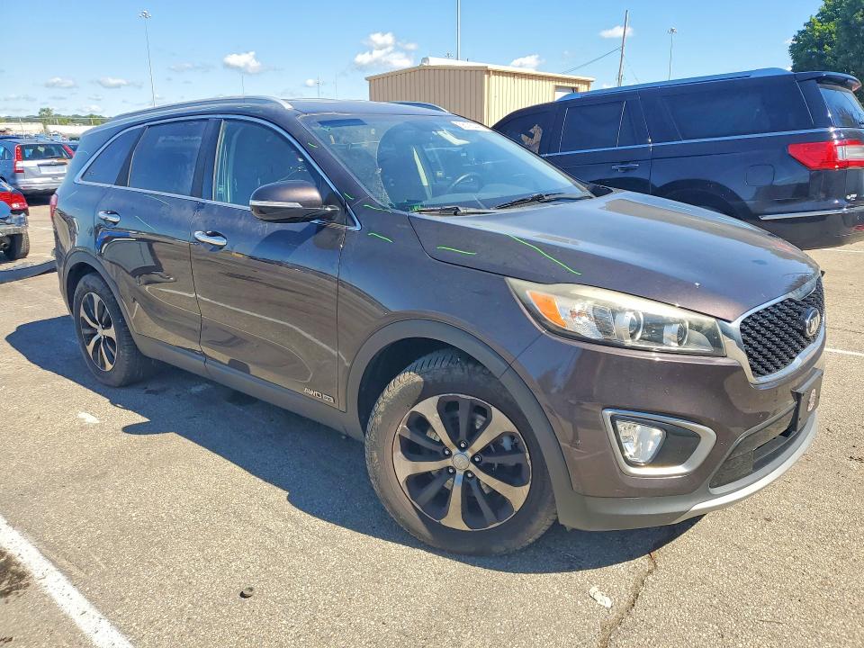 2016 Kia Sorento VIN 5XYPHDA56GG113478 COPART salvage auction — VANDALISM, Oh - Cert Of Title-Salvage, sold $2,600 on 2026-07-06 (photo 4)