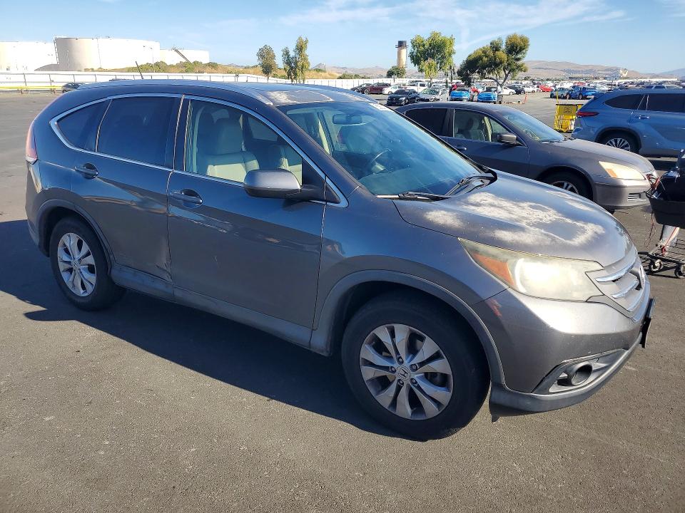 2012 Honda Cr-v VIN JHLRM3H77CC004633 COPART salvage auction — SIDE, Ca - Salvage Certificate, sold $1,050 on 2026-07-22 (photo 4)