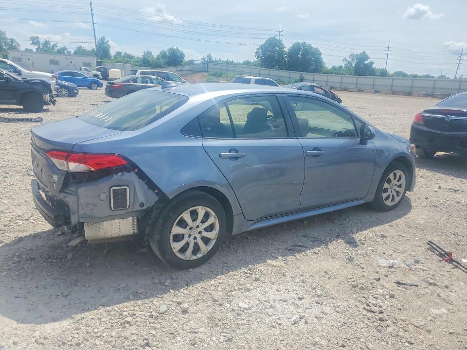 2021 Toyota VIN JTDEPMAE0MJ139838 COPART salvage auction — REAR END, Mo - Salvage Certificate Of Title, sold $8,500 on 2026-07-31 (photo 3)
