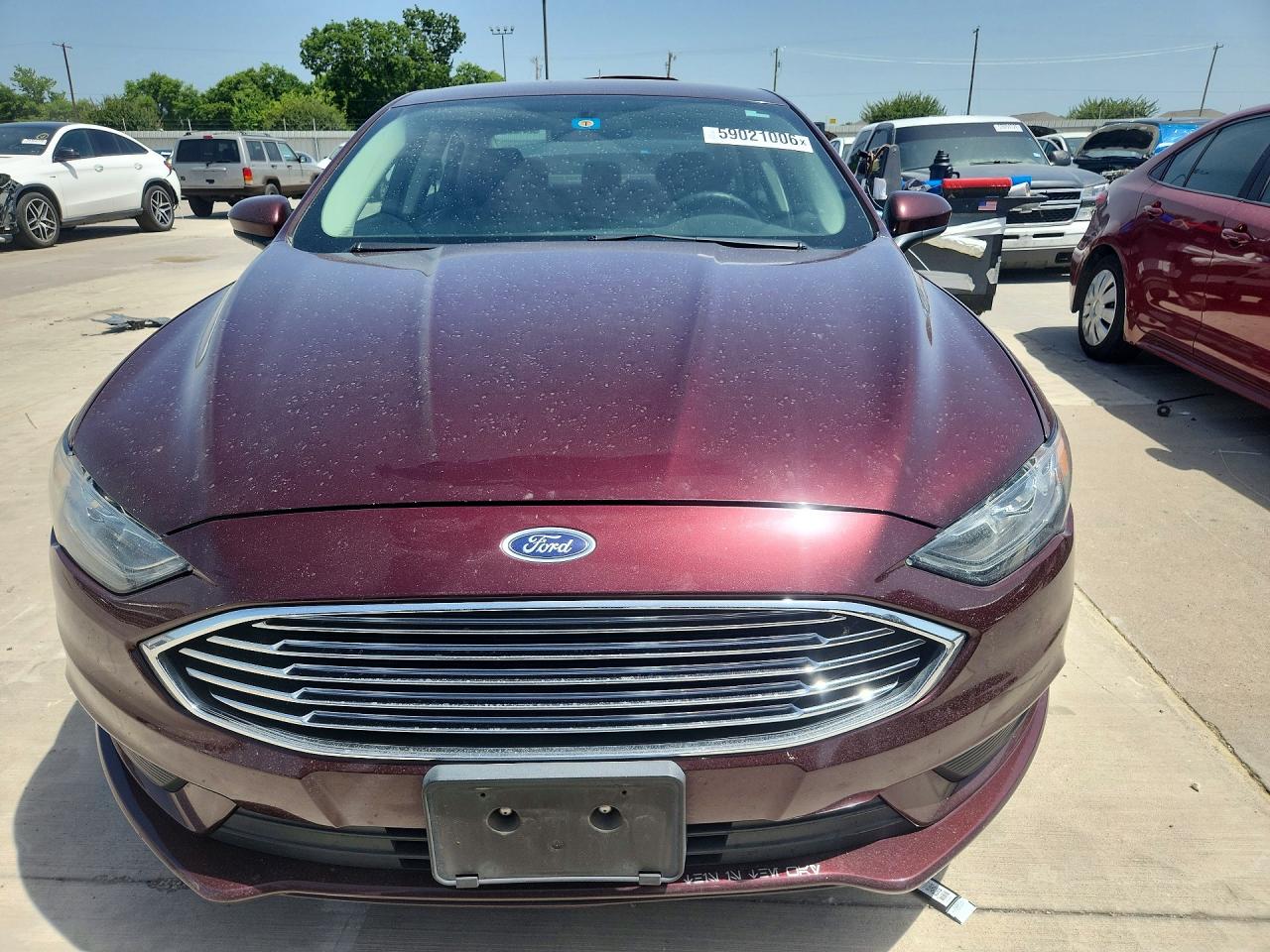 2017 Ford Fusion VIN 3FA6P0LU6HR277967 COPART salvage auction — Rear End, TX - SALVAGE VEHICLE TITLE, sold $1,850 on 2026-07-09 (photo 5)