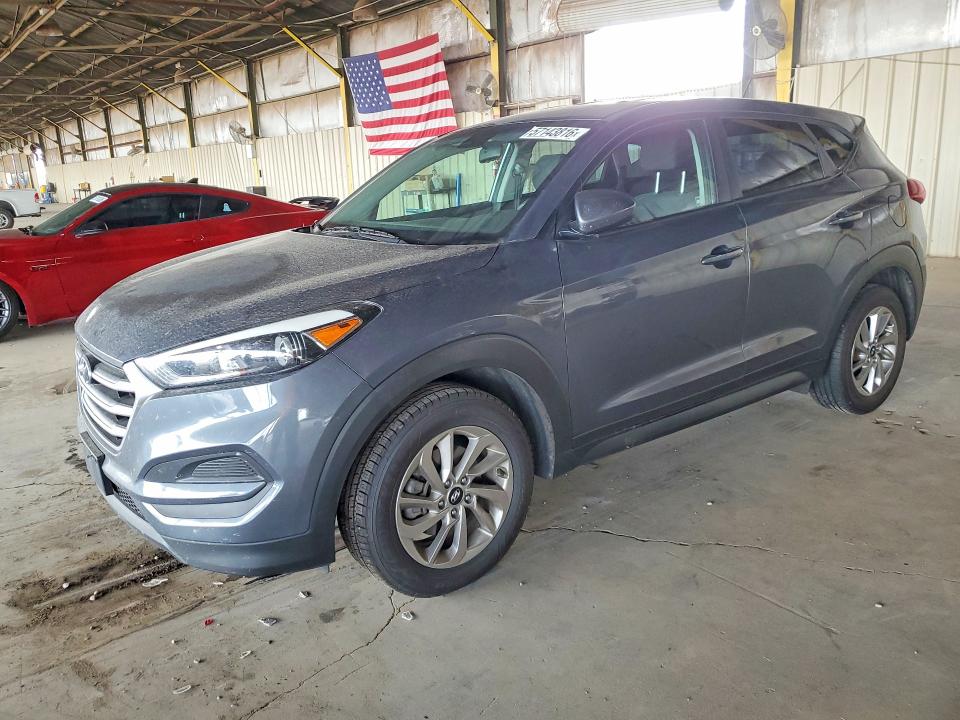 2017 Hyundai Tucson VIN KM8J23A43HU448055 COPART salvage auction — HAIL, Az - Cert Of Title - Salvage, sold $5,500 on 2026-08-02 (photo 1)