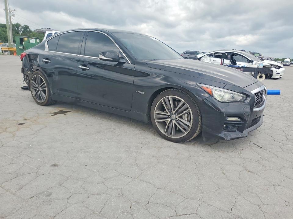 2014 Infiniti Q50 VIN JN1AV7AP4EM690333 COPART salvage auction — REAR END, Tn - Salvage Certificate, sold $1,150 on 2026-07-08 (photo 4)