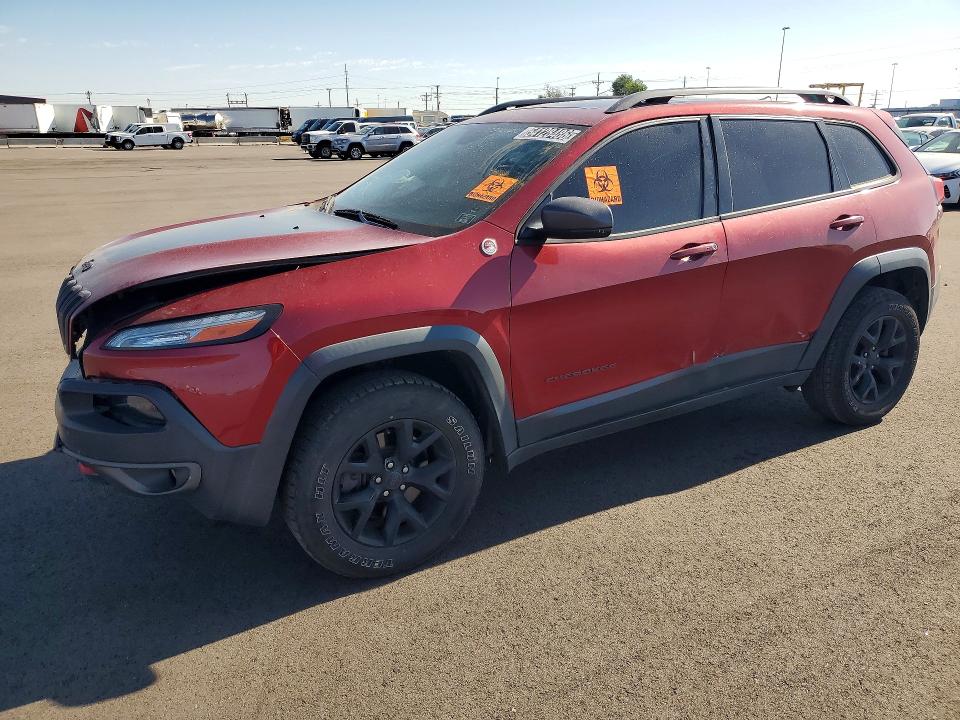 2017 Jeep Cherokee VIN 1C4PJMBS8HW600968 COPART salvage auction — FRONT END, CO - CERTIFICATE OF TITLE, sold $1,550 on 2026-07-02 (photo 1)
