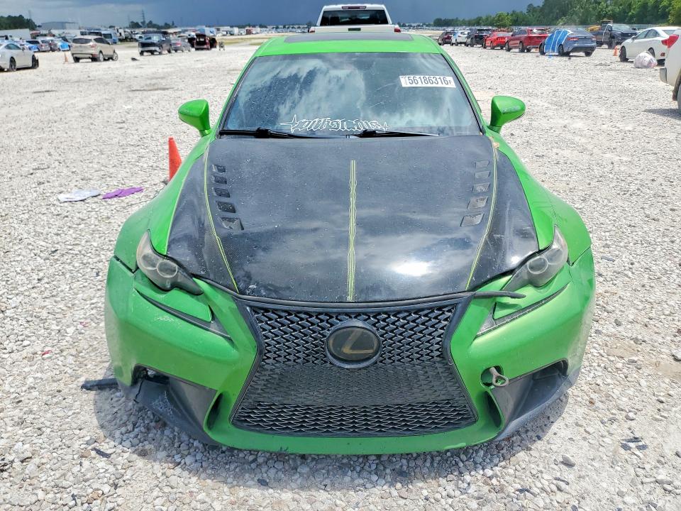 2014 Lexus Is 350 VIN JTHBE1D22E5013515 COPART salvage auction — REAR END, Tx - Certificate Of Title, sold $150 on 2026-07-24 (photo 5)