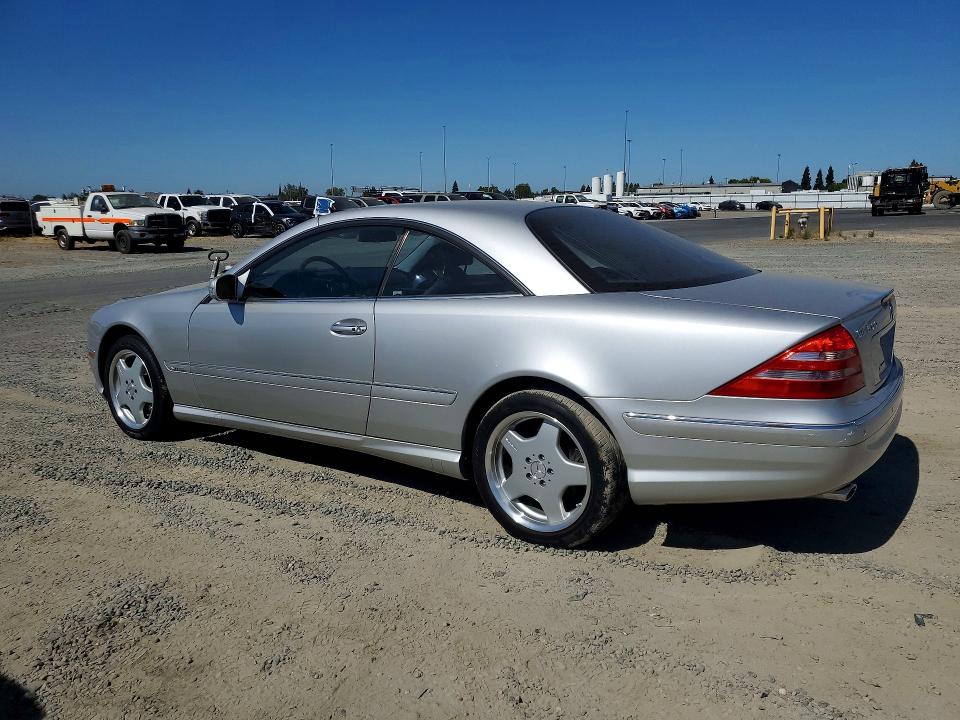 2002 Mercedes-benz Cl-class VIN WDBPJ78J82A026794 COPART salvage auction — NORMAL WEAR, Ca - Dis/Dlr/Exp Only Clean Title (P), sold $2,900 on 2026-07-09 (photo 2)