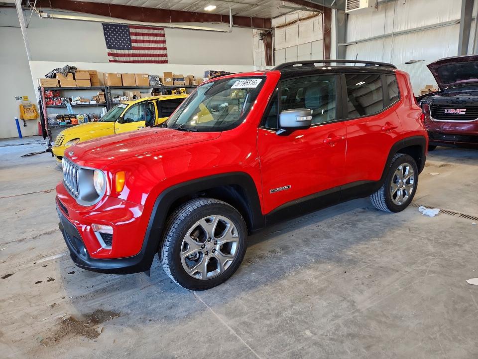 2020 Jeep Renegade VIN ZACNJBD13LPM02253 COPART salvage auction — REAR END, Ne - Cert Of Title-Salvage, sold $6,900 on 2026-08-18 (photo 1)