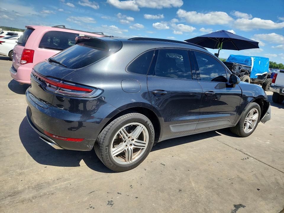 2021 Porsche Macan VIN WP1AA2A50MLB03879 COPART salvage auction — FRONT END, Tx - Salvage Vehicle Title, sold $19,300 on 2026-07-20 (photo 3)