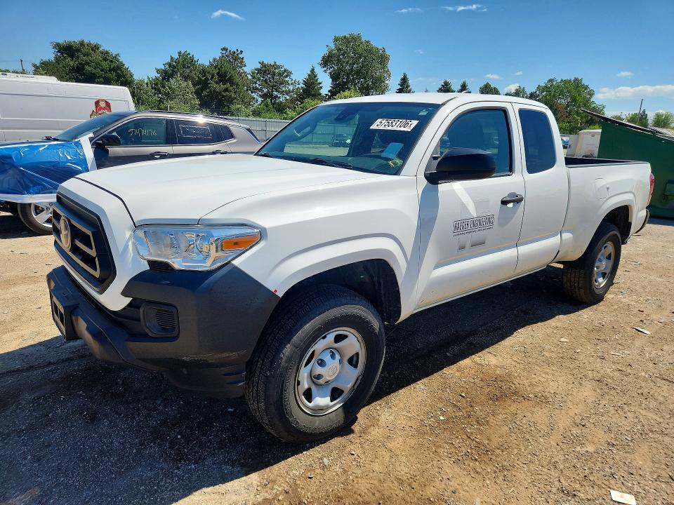 2020 Toyota Tacoma VIN 5TFSX5EN7LX071875 COPART salvage auction — REAR END, Il - Salvage Certificate, sold $4,600 on 2026-07-21 (photo 1)