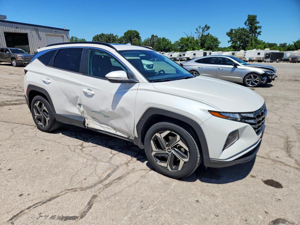 2022 Hyundai Tucson VIN 5NMJFCAE4NH103718 COPART salvage auction — SIDE, Mo - Salvage Certificate Of Title, sold $7,800 on 2026-07-29 (photo 4)