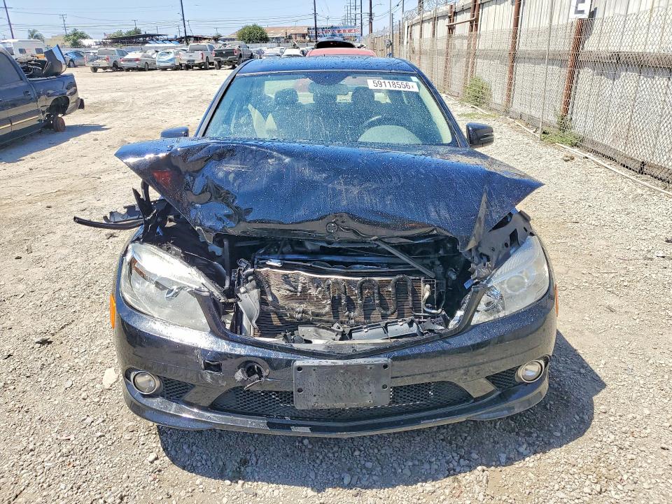 2010 Mercedes-benz C-klasse VIN WDDGF5EB6AF430091 COPART salvage auction — FRONT END, Ca - Dis/Dlr/Exp App For Dup Clean, sold $275 on 2026-07-20 (photo 5)