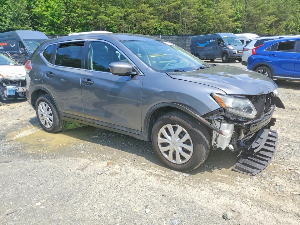 2016 Nissan Rogue VIN 5N1AT2MM4GC855325 COPART salvage auction — FRONT END, Md - Cert Of Salvage > 75% Damage, sold $1,000 on 2026-07-04 (photo 4)