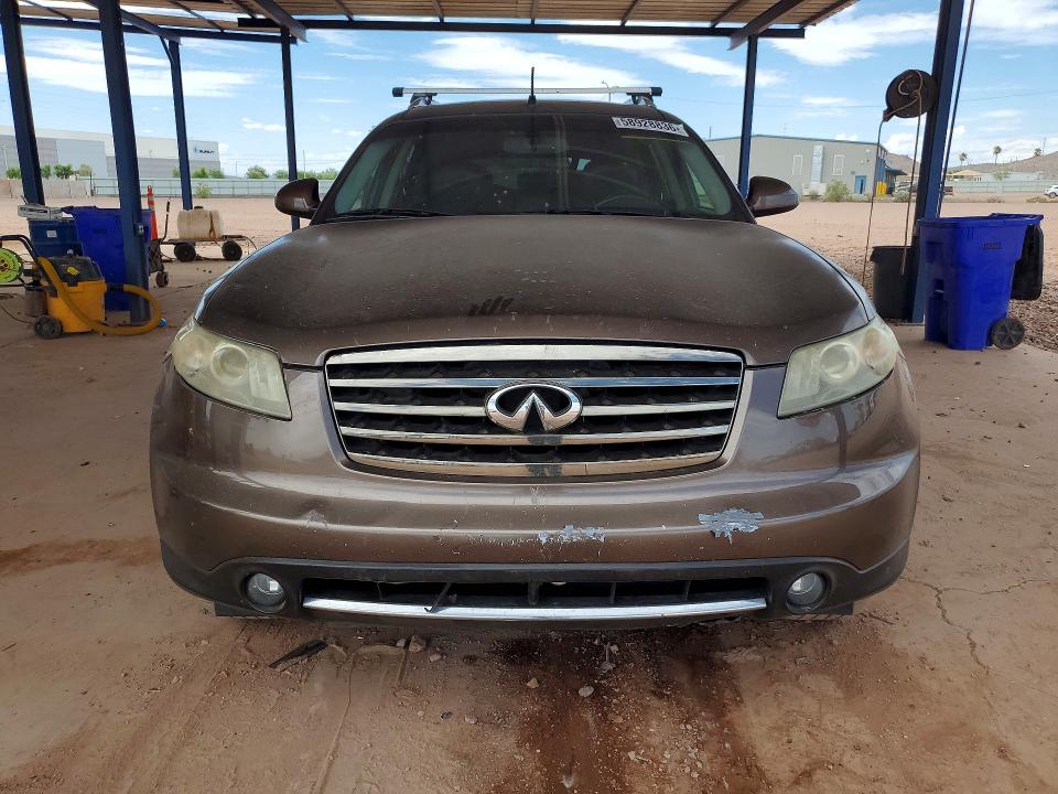 2008 Infiniti Fx35 VIN JNRAS08U68X101911 COPART salvage auction — REAR END, AZ - CERT OF TITLE - SALVAGE, sold $975 on 2026-07-16 (photo 5)
