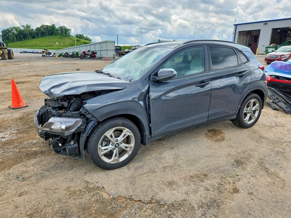 2023 Hyundai Kona VIN KM8K6CAB2PU996179 COPART salvage auction — FRONT END, Wi - Junked Vehicle Bill Of Sale, sold $2,400 on 2026-07-14 (photo 1)