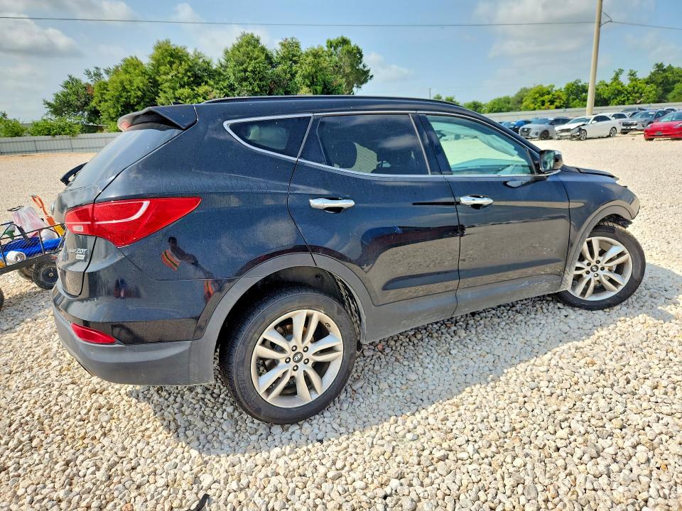 2016 Hyundai Santa fe VIN 5XYZW4LAXGG325907 COPART salvage auction — FRONT END, Tx - Salvage Vehicle Title, sold $1,350 on 2026-07-09 (photo 3)
