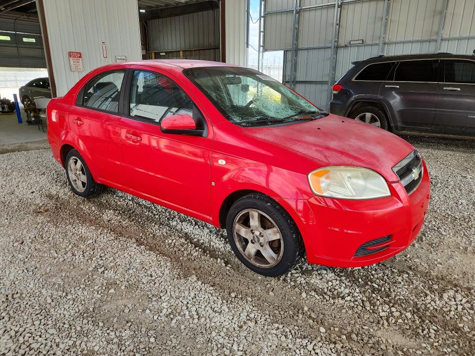 2007 Chevrolet Aveo VIN KL1TG566X7B109833 COPART salvage auction — HAIL, Mo - Certificate Of Title, sold $125 on 2026-07-13 (photo 4)