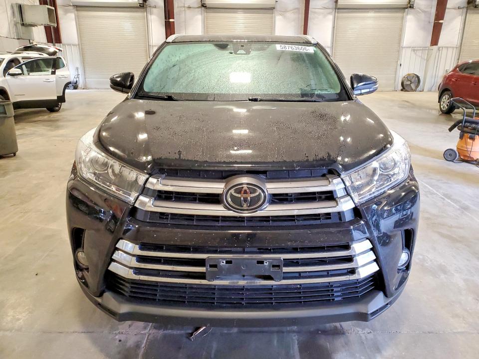 2018 Toyota Highlander VIN 5TDDZRFH0JS812714 COPART salvage auction — HAIL, Mn - Cert Of Title-Salvage, sold $14,100 on 2026-07-13 (photo 5)