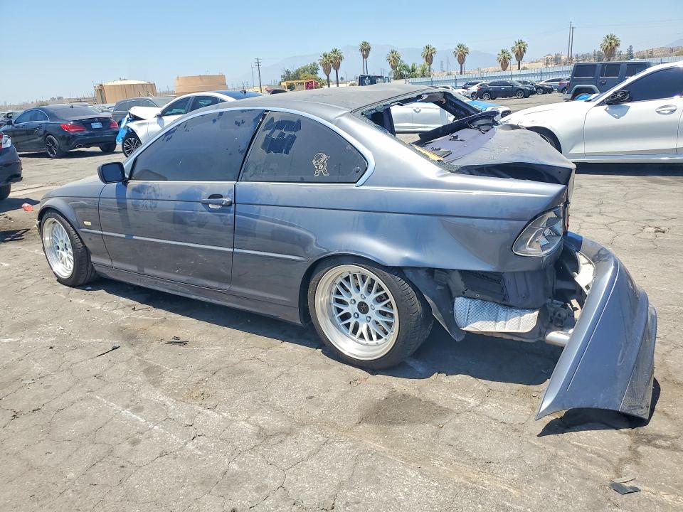 2002 BMW 3 series VIN WBABN53452PH00273 COPART salvage auction — REAR END, Ca - Salvage Certificate, sold $400 on 2026-07-02 (photo 2)