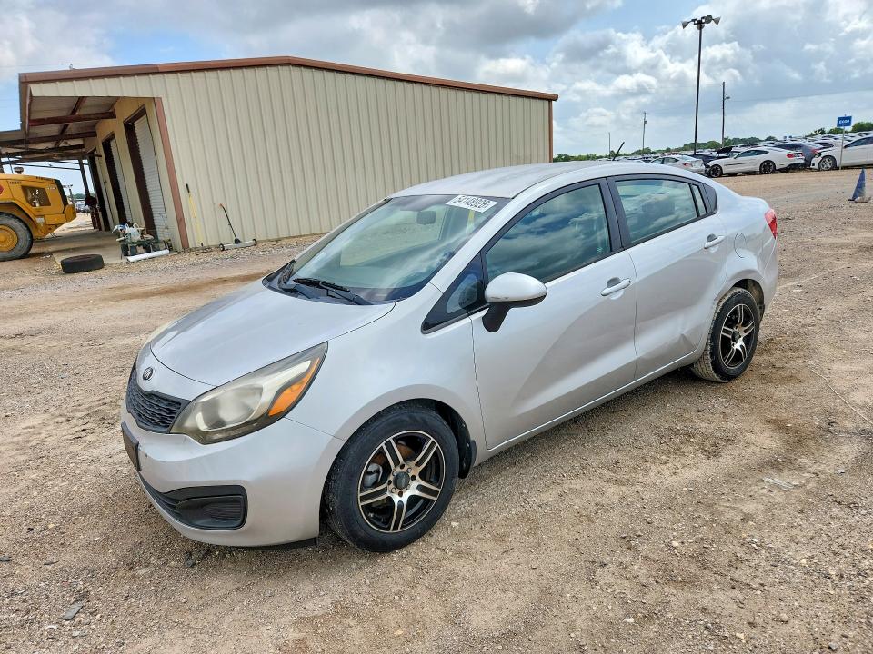 2014 Kia Rio VIN KNADM4A36E6365435 COPART salvage auction — MECHANICAL, Tx - Cert Of Title-Rebuilt Salvage, sold $525 on 2026-07-15 (photo 1)