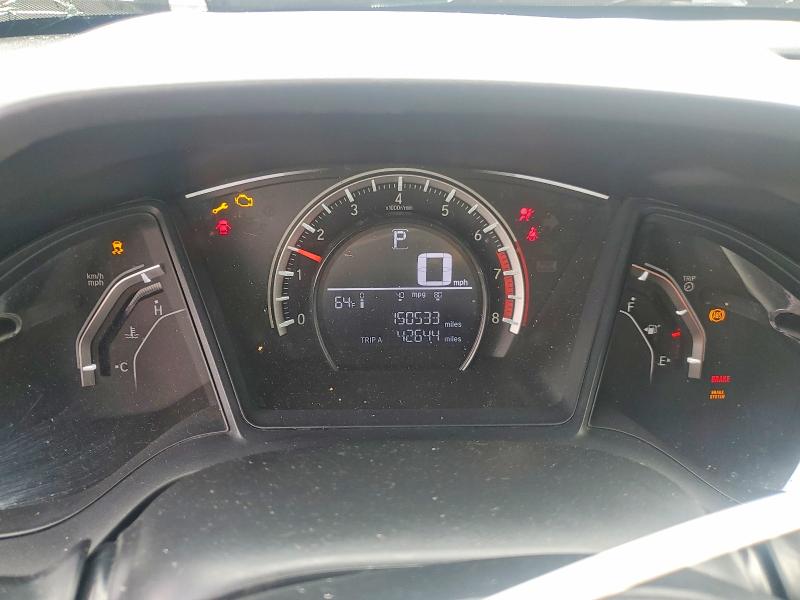 2017 Honda Civic VIN SHHFK7H2XHU202066 COPART salvage auction — FRONT END, Ca - Salvage Certificate, sold $1,900 on 2026-07-17 (photo 9)