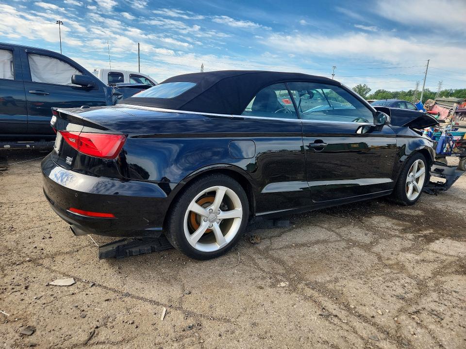 2016 Audi A3 VIN WAU78LFF9G1055696 COPART salvage auction — FRONT END, Mi - Certificate Of Title, sold $700 on 2026-07-14 (photo 3)