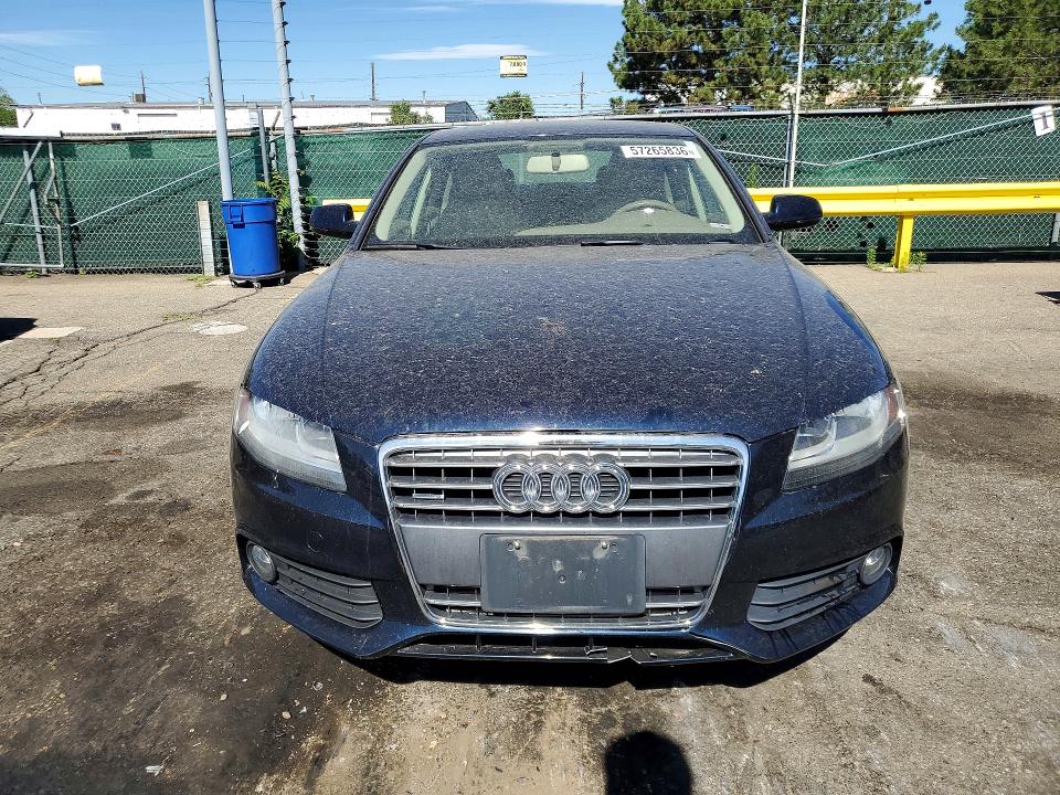 2011 Audi A4 VIN WAUBFAFL2BN014032 COPART salvage auction — MECHANICAL, Co - Dis/Dlr/Exp Only Clean Title, sold $450 on 2026-07-21 (photo 5)